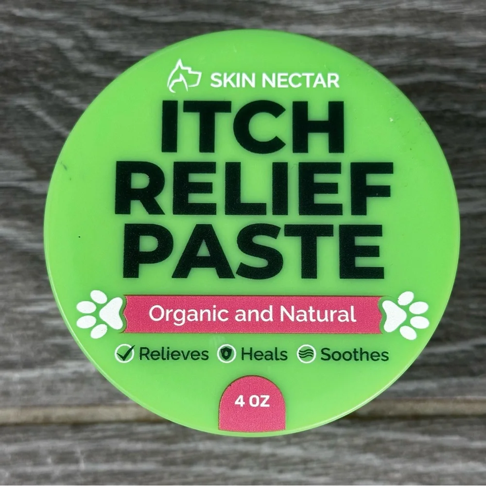 Skin Nectar Itch Relief Paste For Dogs Cats Organic And Natural 4oz